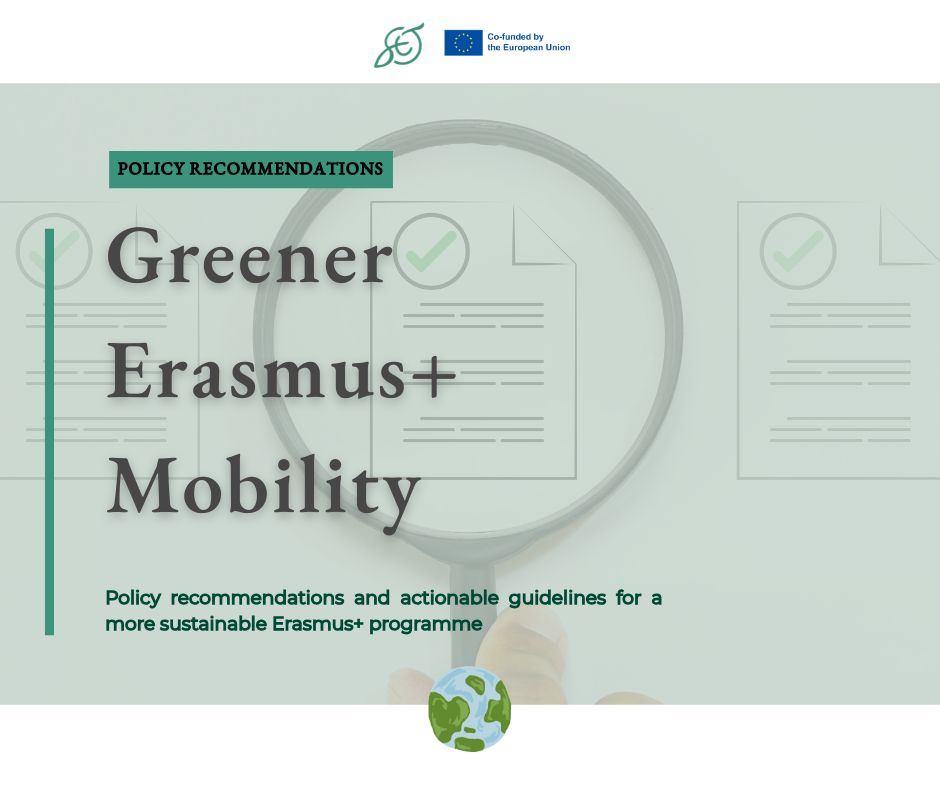 Policy Recommendations for Greener Erasmus Mobility